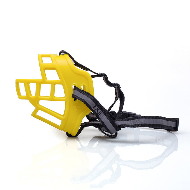 可調式狗嘴套,防止狗狗隨意進食、咬人和吠叫