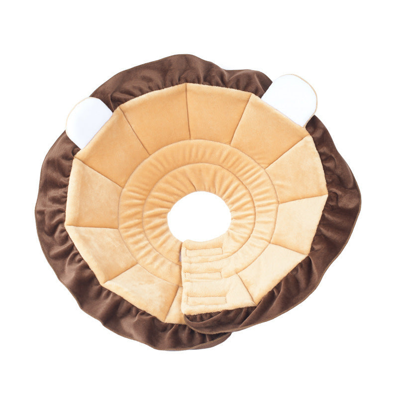 恢復套裝獅子形狀卡通圓圈寵物貓狗伊麗莎白圓圈