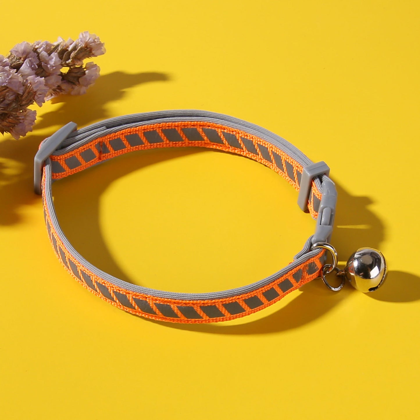 寵物項圈 反光塑膠扣環 戶外寵物遛貓項圈 狗項圈