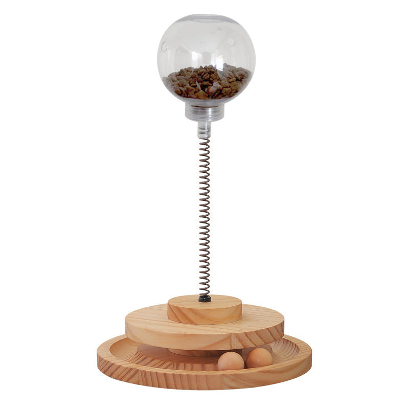 猫用おやつディスペンサー 猫用おやつディスペンサー おもちゃ キャットニップ 猫用おもちゃ キャットニップ スプリングおもちゃ 猫 小型犬用 スローフィーダー おやつディスペンサー ペット用おもちゃ