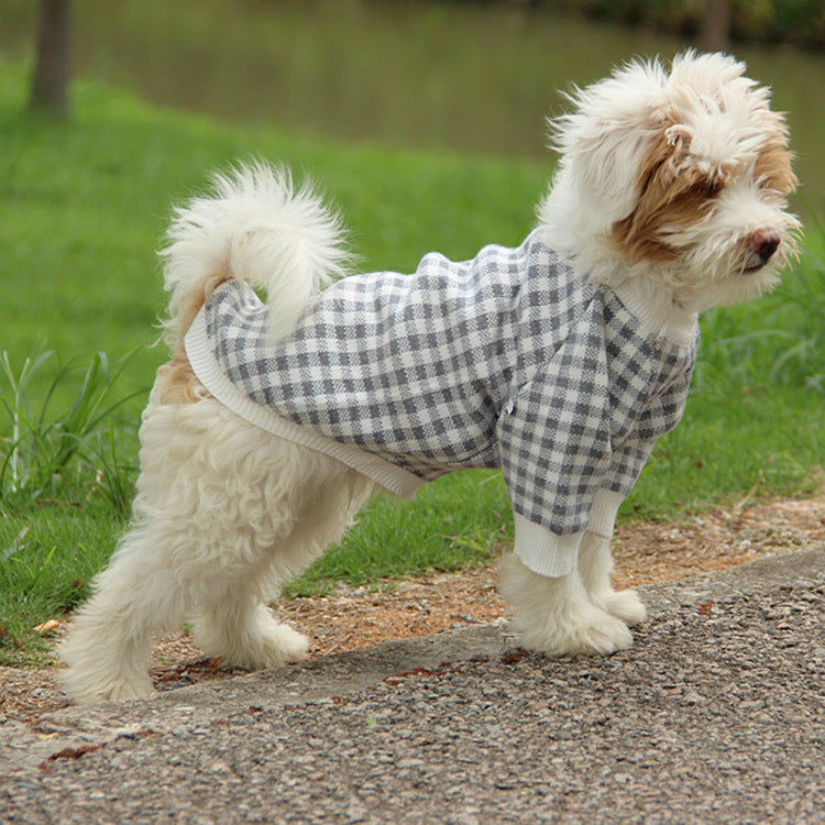 High Collar Windproof Fashion Sweater Dog Clothes