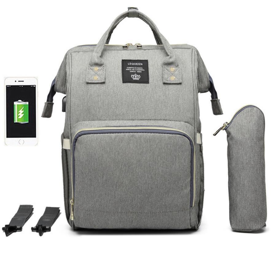 大容量おむつバッグ マミー授乳用おむつバックパック 旅行 ベビー