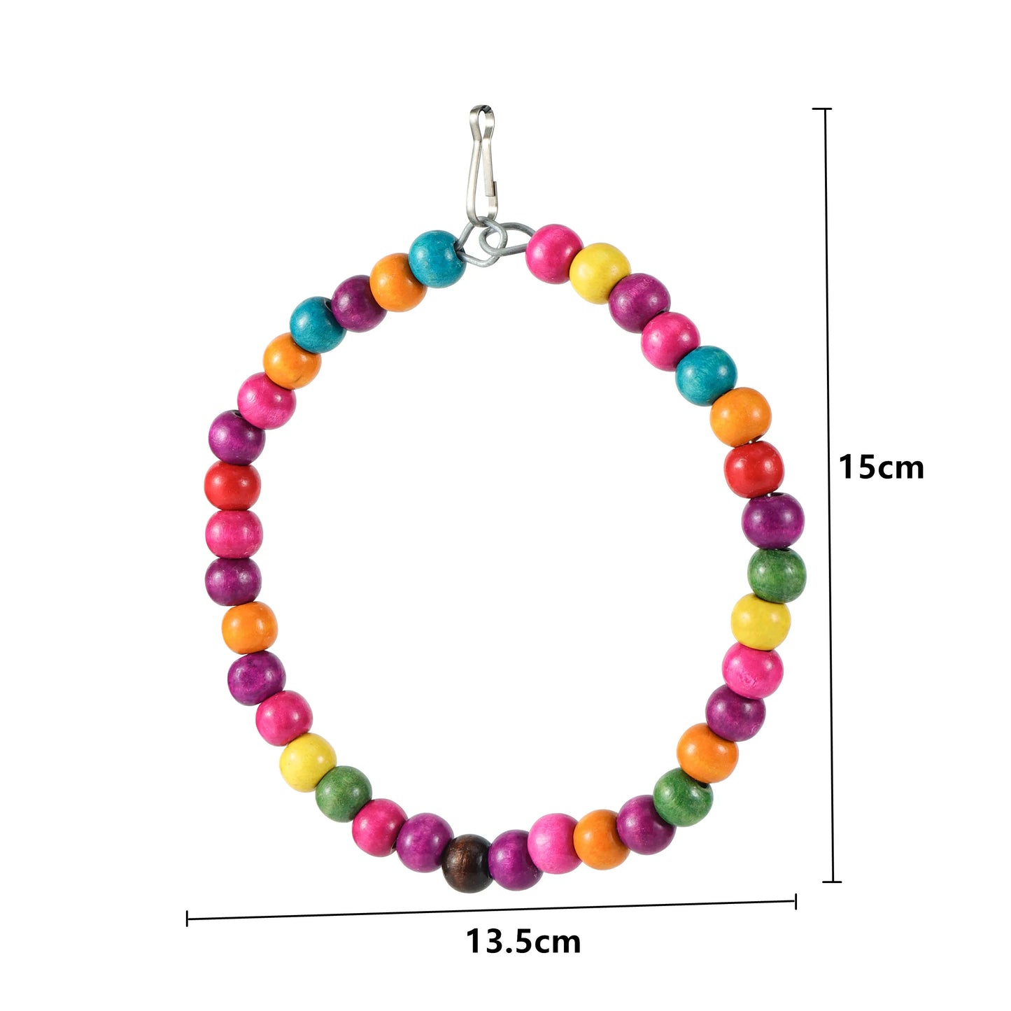 鳥玩具組鞦韆咀嚼訓練玩具小鸚鵡吊床鸚鵡籠鈴棲木玩具帶梯子寵物用品1件