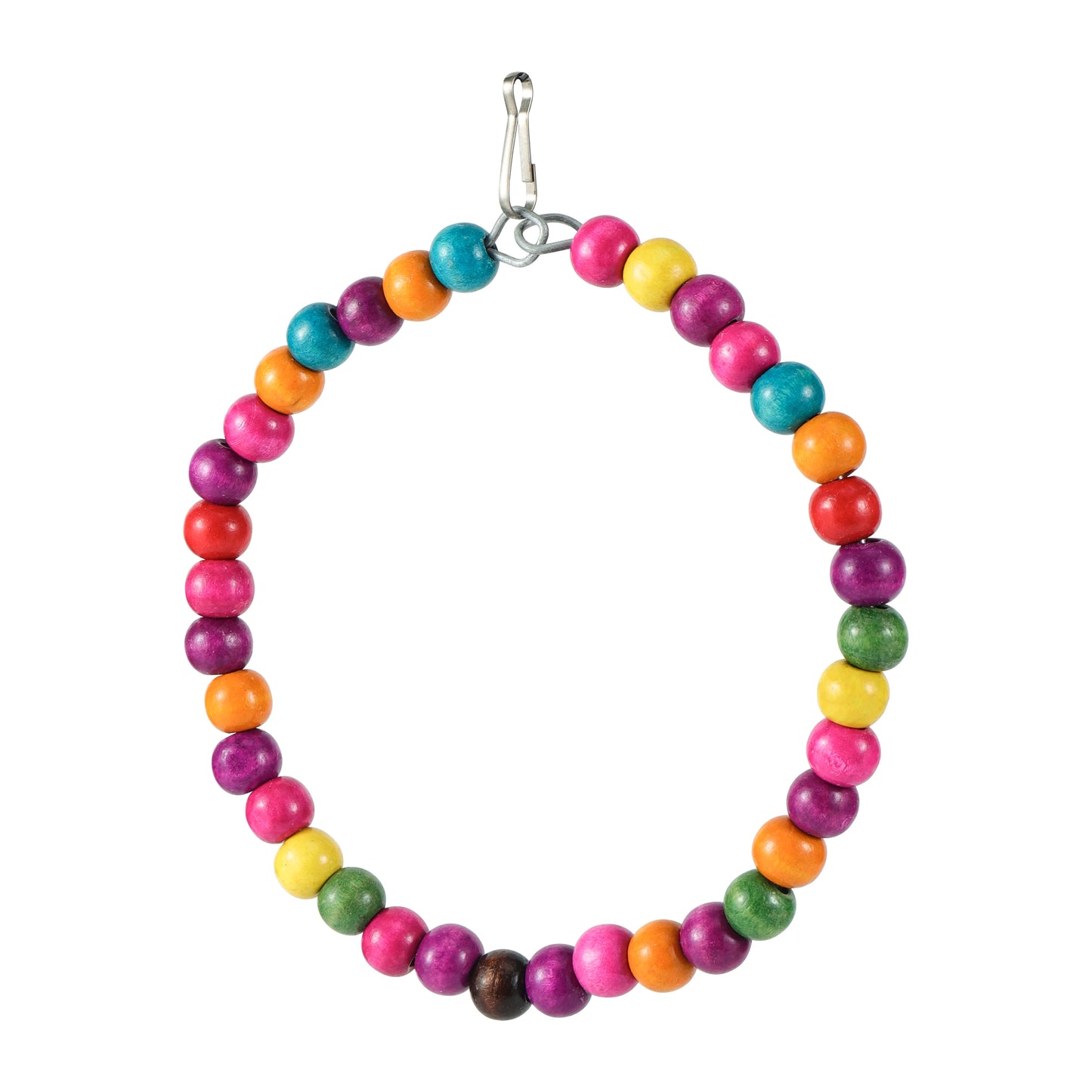 鳥玩具組鞦韆咀嚼訓練玩具小鸚鵡吊床鸚鵡籠鈴棲木玩具帶梯子寵物用品1件