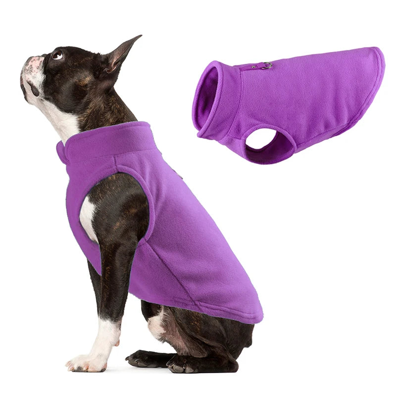 冬季羊毛寵物狗衣服幼犬服裝法國鬥牛犬外套哈巴狗服裝夾克小型犬吉娃娃背心約克夏幼貓