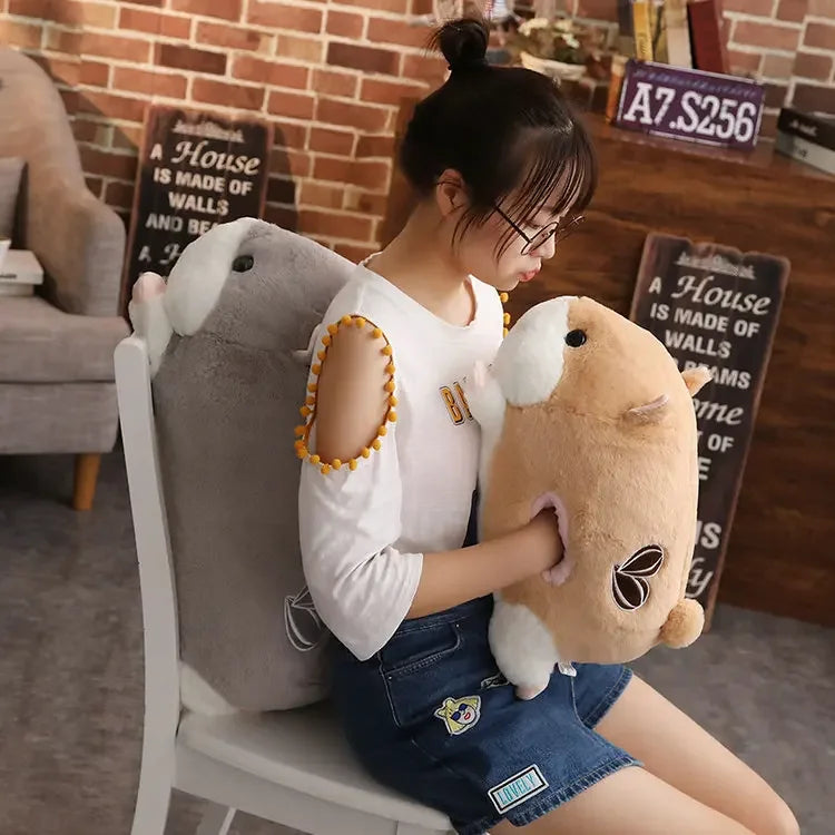 50-120公分大公仔卡通倉鼠毛絨玩具柔軟填充動物枕頭女孩生日禮物冬季