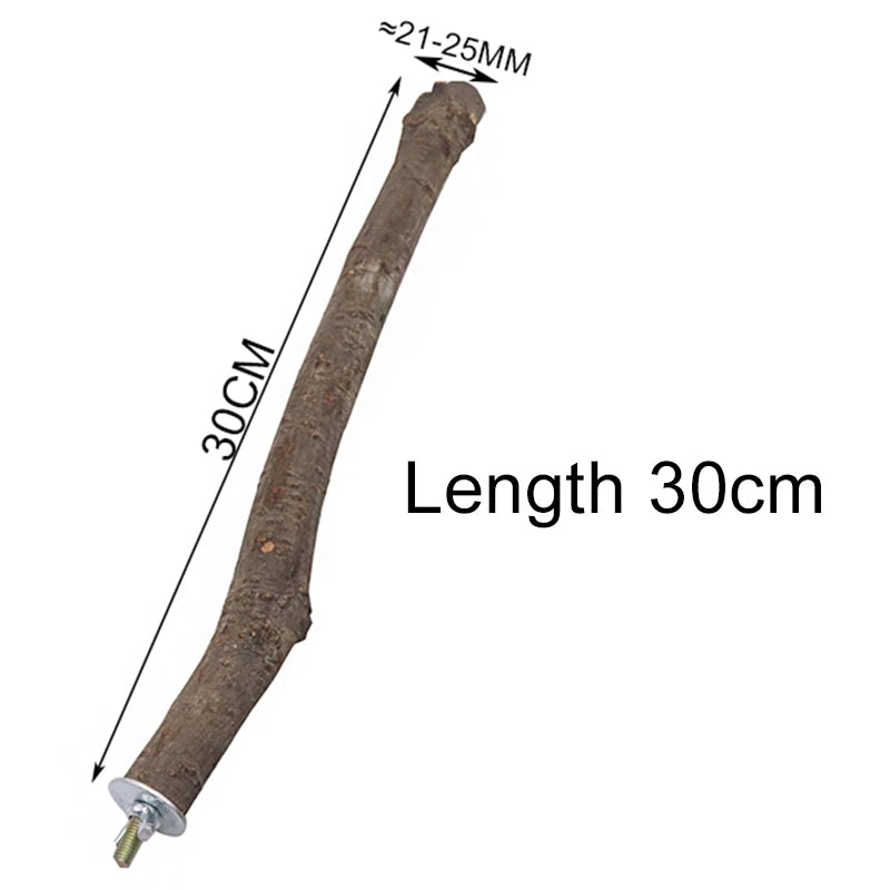 10~30cm ペット オウム用 生木製フォーク ツリーブランチスタンドラック おもちゃ ハムスターブランチ 止まり木 鳥かご用 1個