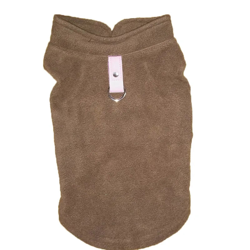 冬季羊毛寵物狗衣服幼犬服裝法國鬥牛犬外套哈巴狗服裝夾克小型犬吉娃娃背心約克夏幼貓