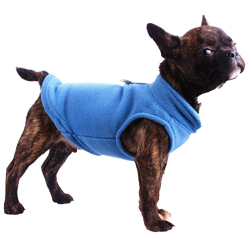 冬季羊毛寵物狗衣服幼犬服裝法國鬥牛犬外套哈巴狗服裝夾克小型犬吉娃娃背心約克夏幼貓
