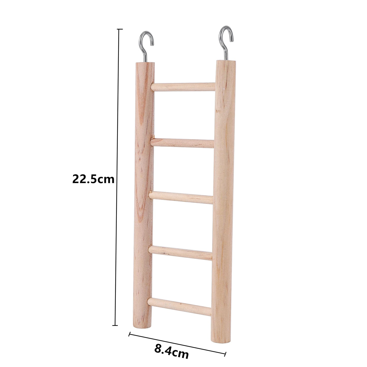 鳥玩具組鞦韆咀嚼訓練玩具小鸚鵡吊床鸚鵡籠鈴棲木玩具帶梯子寵物用品1件