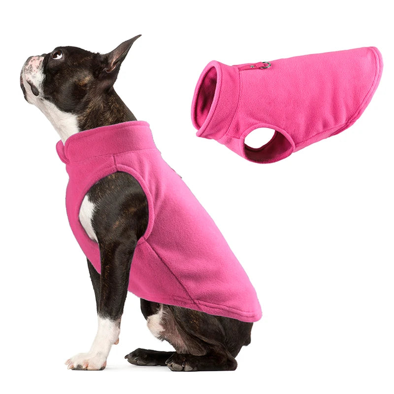 冬季羊毛寵物狗衣服幼犬服裝法國鬥牛犬外套哈巴狗服裝夾克小型犬吉娃娃背心約克夏幼貓