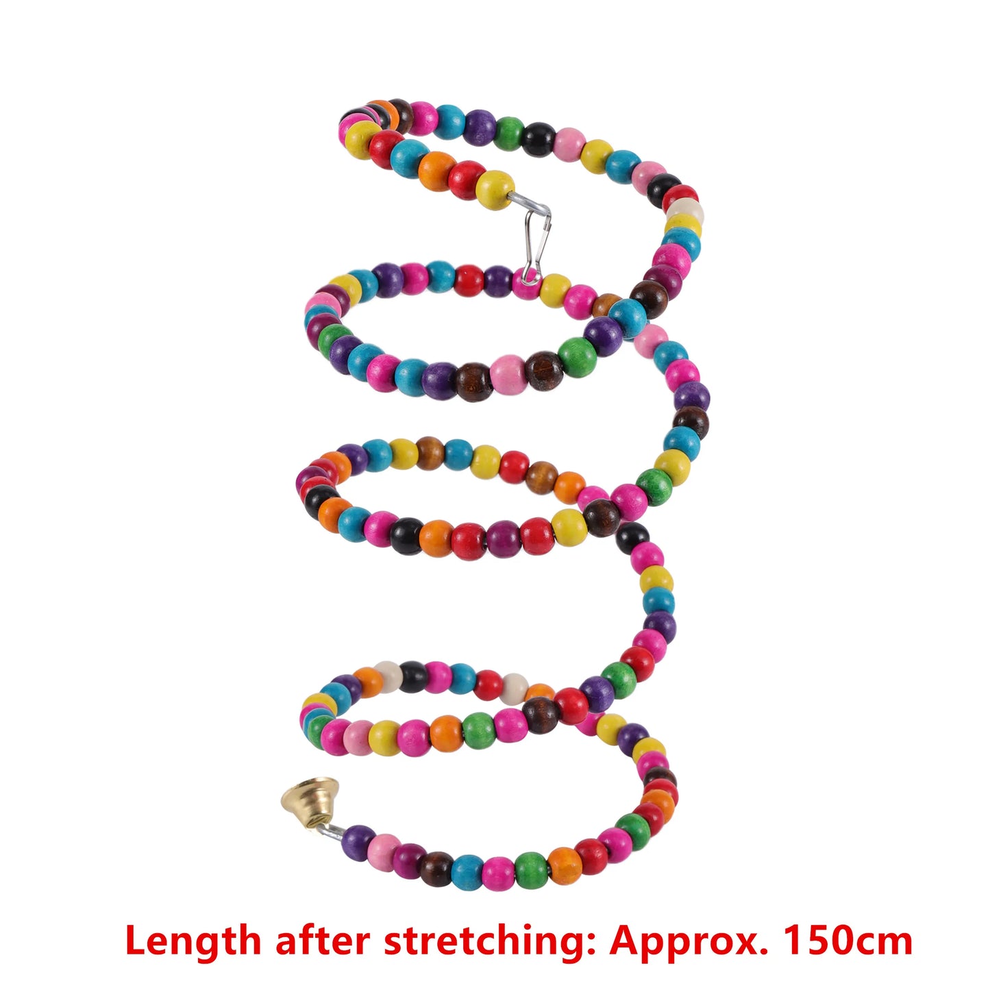 鳥玩具組鞦韆咀嚼訓練玩具小鸚鵡吊床鸚鵡籠鈴棲木玩具帶梯子寵物用品1件