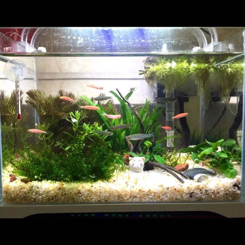 500克天然水晶沙魚缸底砂造景裝飾石水族箱水草沙龜砂裝飾品