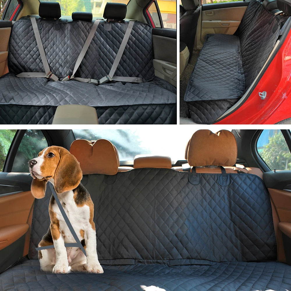 犬用カーシートカバー ペット用旅行キャリアマットレス 防水犬用カーシートプロテクター ミドルシートアームレスト付き 犬用
