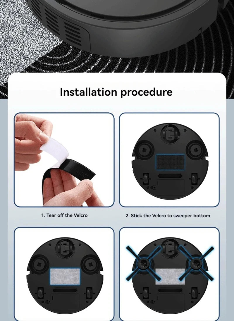 小米米家三合一智慧掃地機器人吸塵器 4000Pa 強勁吸力 易於使用 適用於硬地板 寵物毛髮 地毯 新品