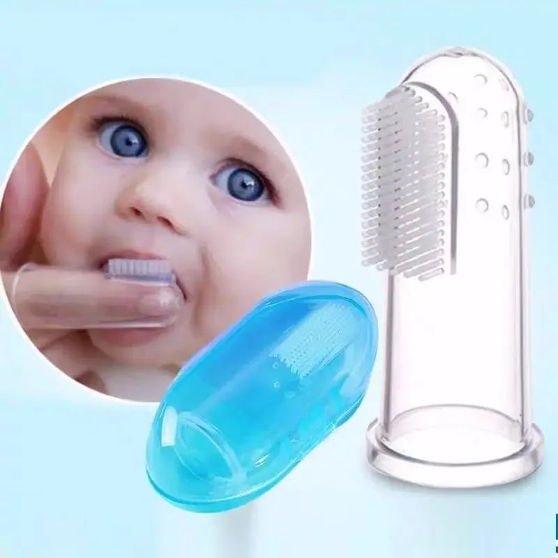 Silicone Pet Finger Toothbrush for Dogs & Cats Teeth Care