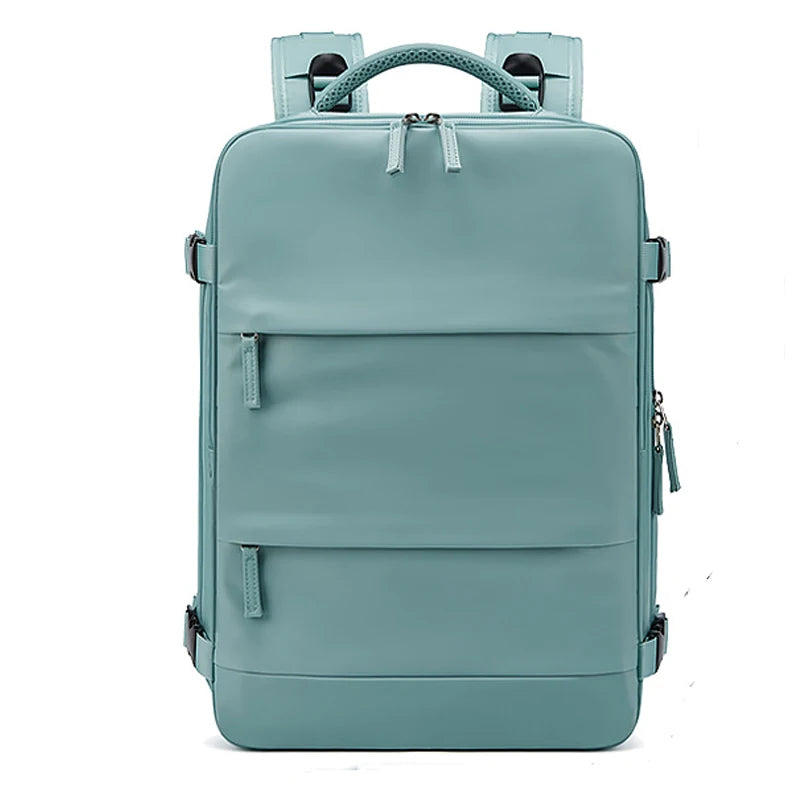 Buylor 女士旅行背包 16 吋大容量多功能行李箱 USB 充電書包短途行李包