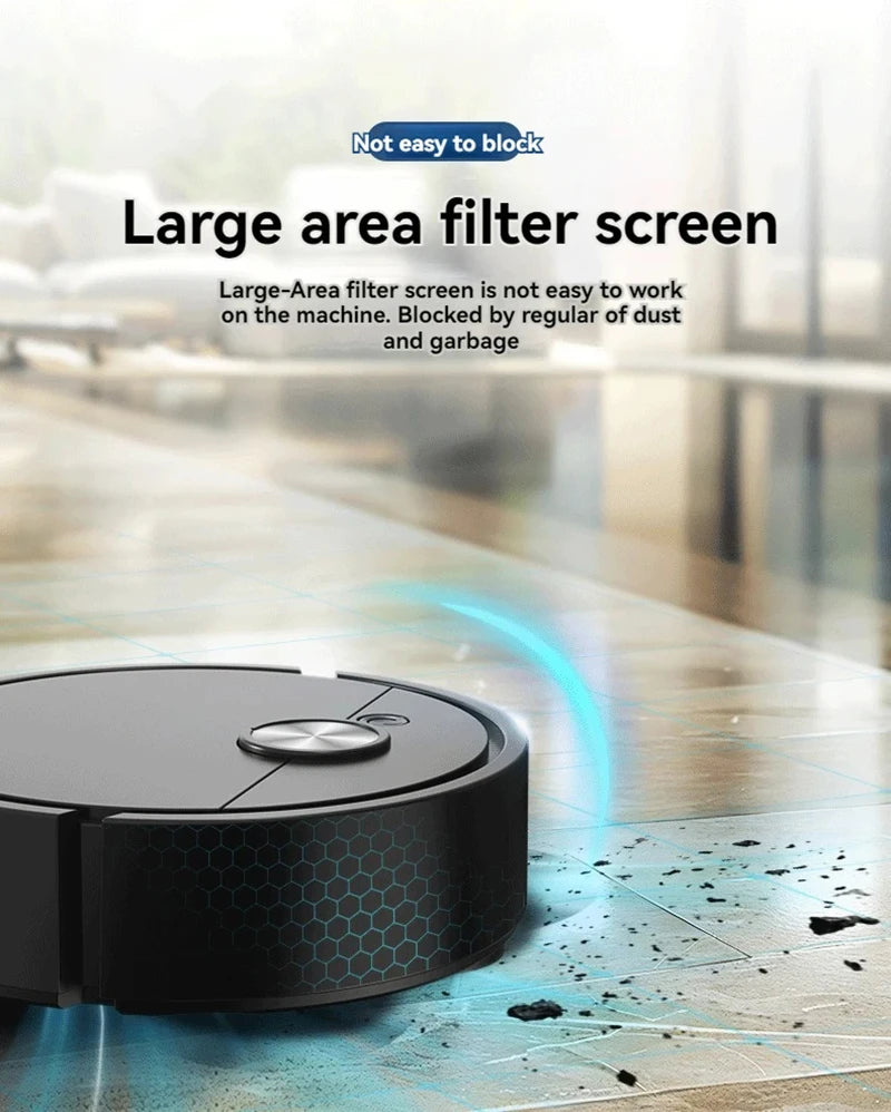 小米米家三合一智慧掃地機器人吸塵器 4000Pa 強勁吸力 易於使用 適用於硬地板 寵物毛髮 地毯 新品