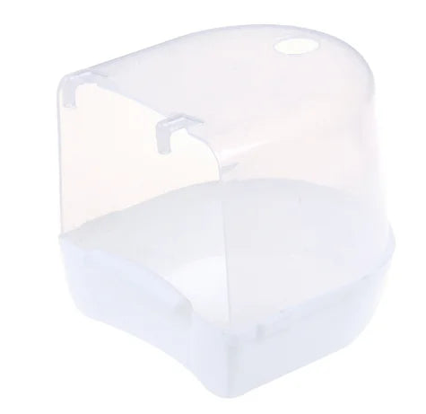 懸掛式鳥浴盆鸚鵡浴缸淋浴箱籠配件適用於小鳥金絲雀虎皮鸚鵡玄鳳鸚鵡浴盆