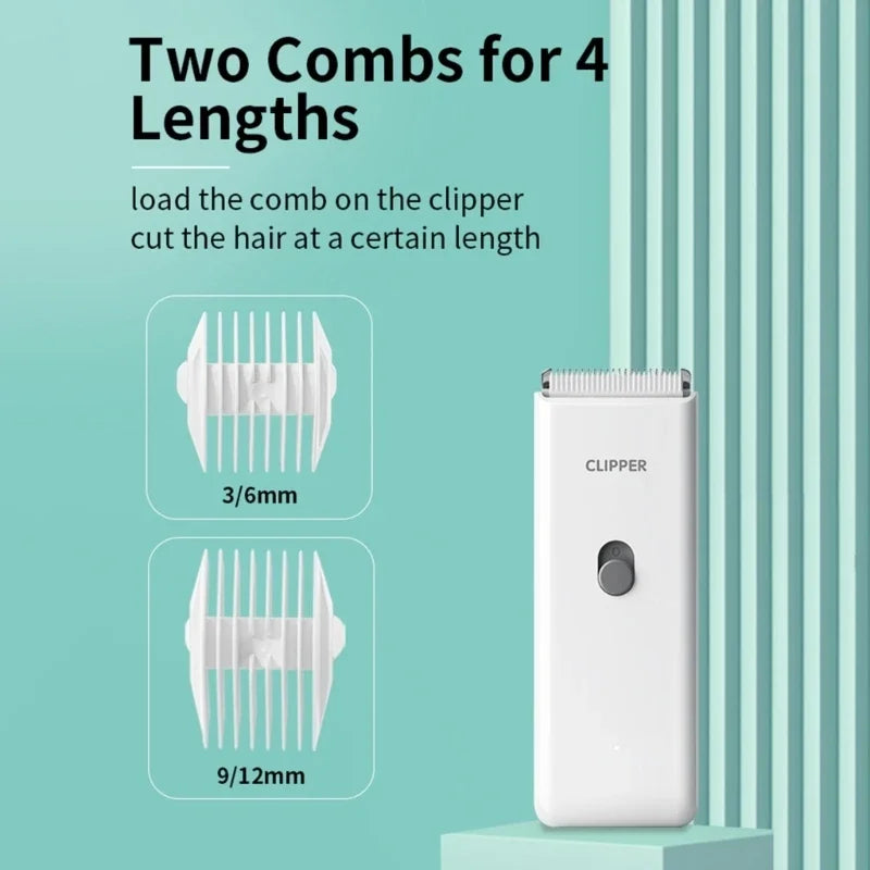 Electric Dog Hair Clipper – Quiet Rechargeable Pet Grooming Trimmer