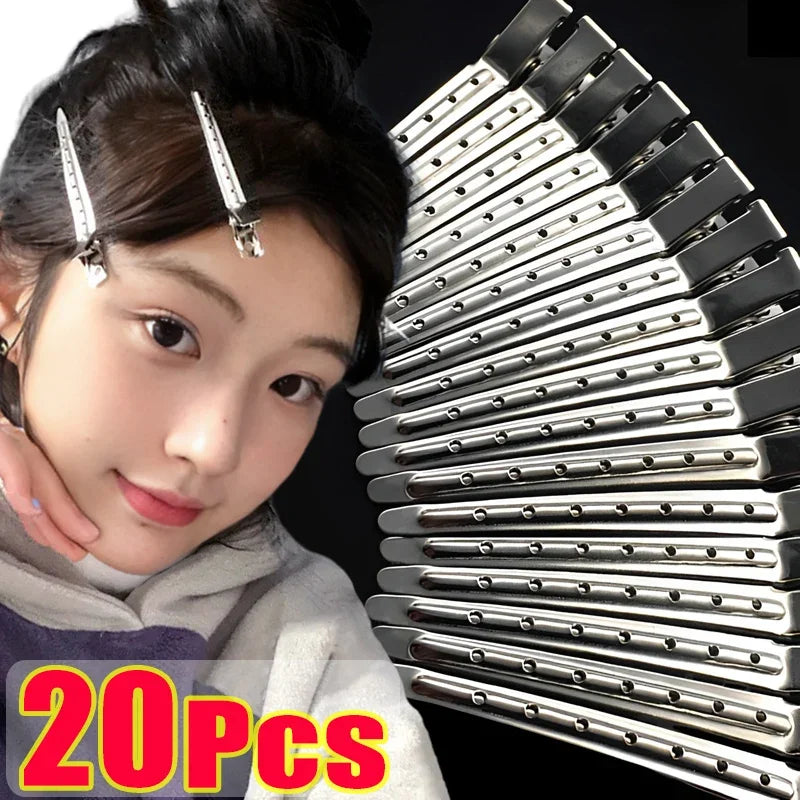 女士護髮夾金屬鋼美髮分區夾理髮師剪髮造型工具髮根蓬鬆髮夾