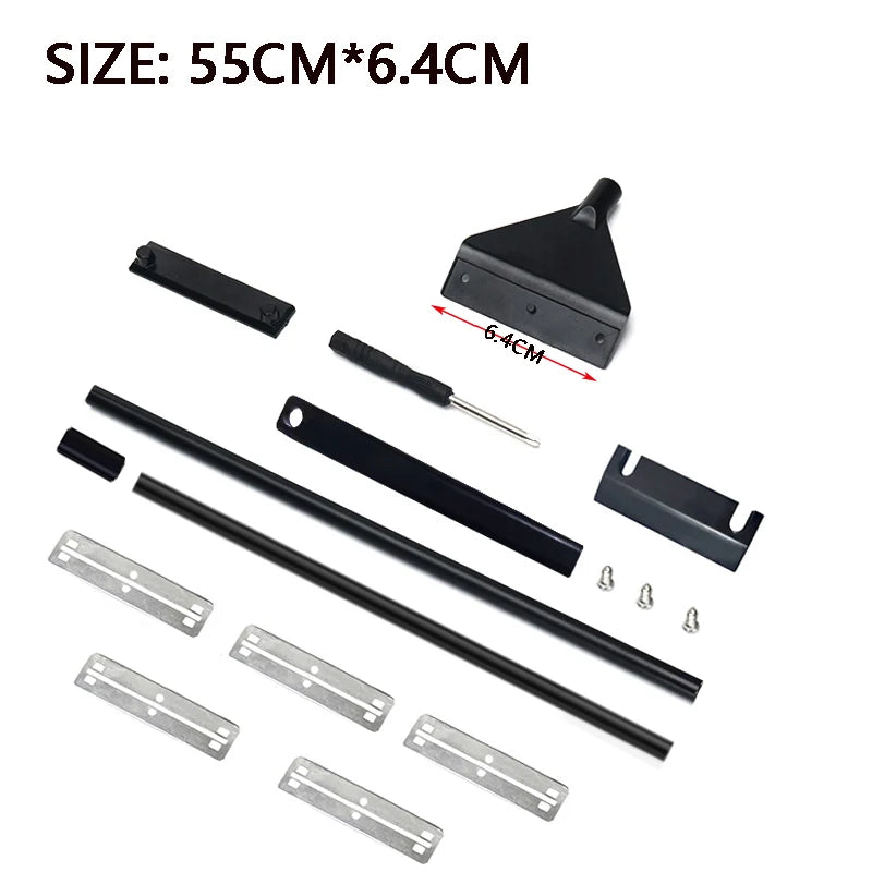 水族箱清潔工具魚缸平板沙除藻兩用玻璃除藻刮板家用清潔用品工具