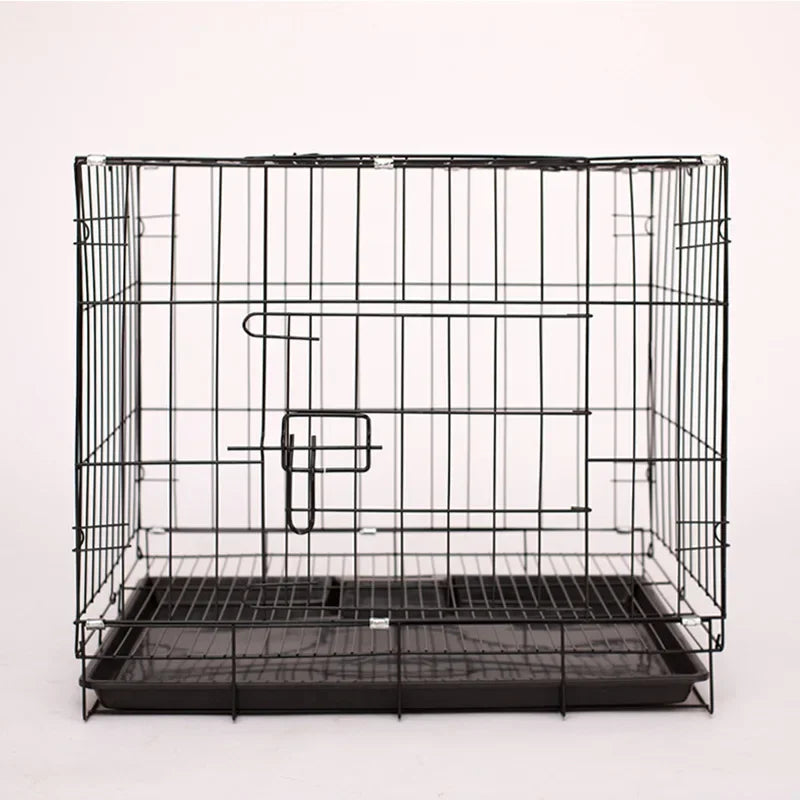 Pet Items Rabbit Cage Kitten Puppy Cage Pure Metal Foldable Portable Pet Cage Home Bedroom Pet Essential Supplies