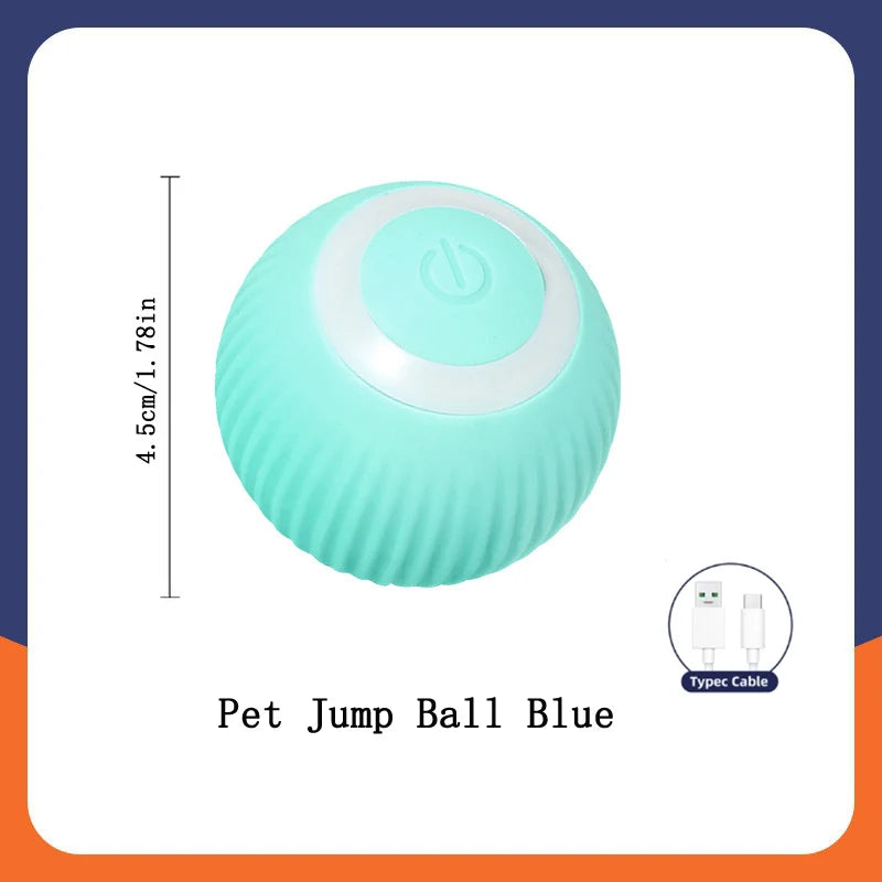Smart Dog Toy Ball – USB Auto Moving Pet Ball for Dogs & Cats