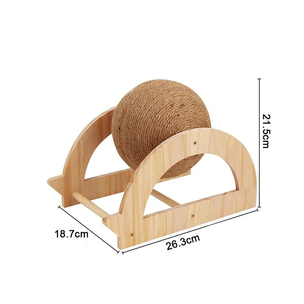 猫用爪とぎおもちゃ ボールスクレーパー 子猫用 サイザルロープ ボールボード 研磨足 猫用爪とぎ 耐摩耗性 ペット用品 クリアランス
