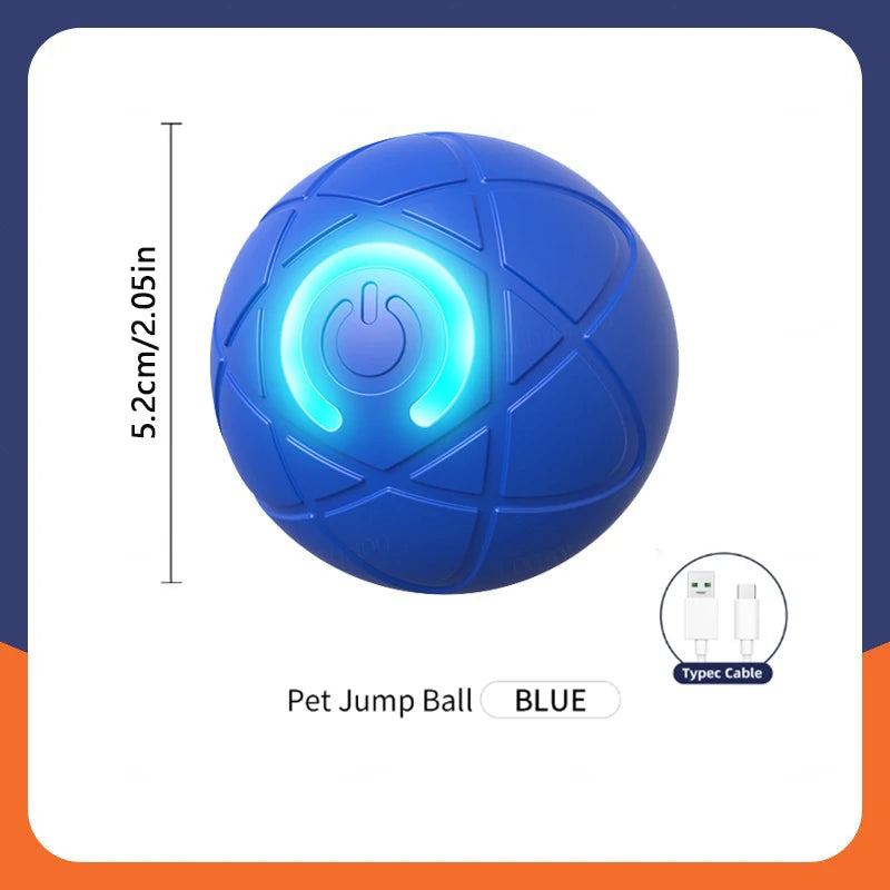Smart Dog Toy Ball – USB Auto Moving Pet Ball for Dogs & Cats