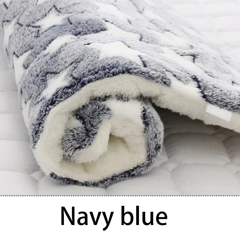 Flannel Pet Sleeping Mat for Dogs & Cats - Pet Cushion