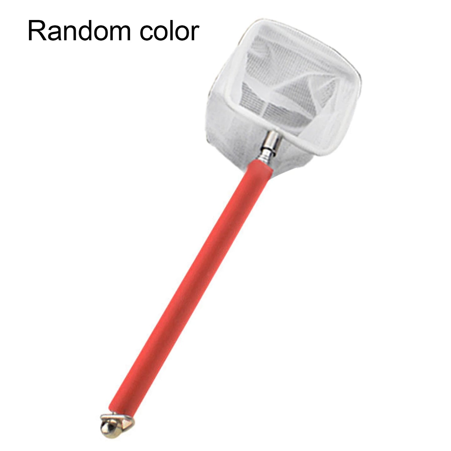 便攜式迷你可調式伸縮蝦漁網水族箱配件柔性水族箱魚缸捕蝦網魚網