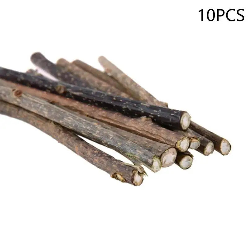 10pcs/bag Cat Chew Toys Natural Catnip Stick Pet Cats Kitten Snacks Matatabi Teeth Molar Chewing Toys Stick