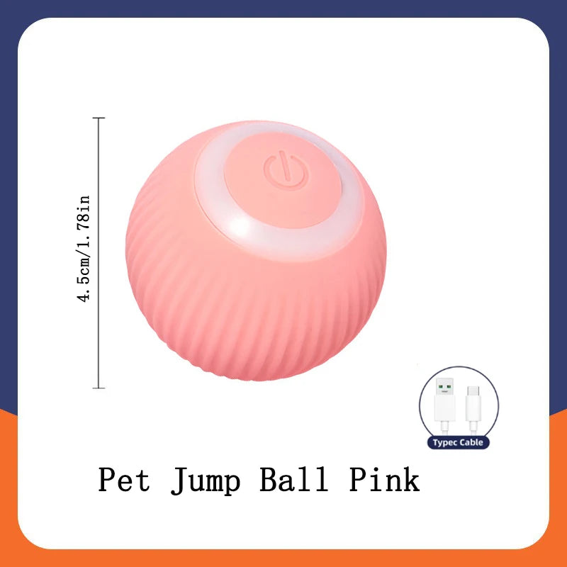 Smart Dog Toy Ball – USB Auto Moving Pet Ball for Dogs & Cats