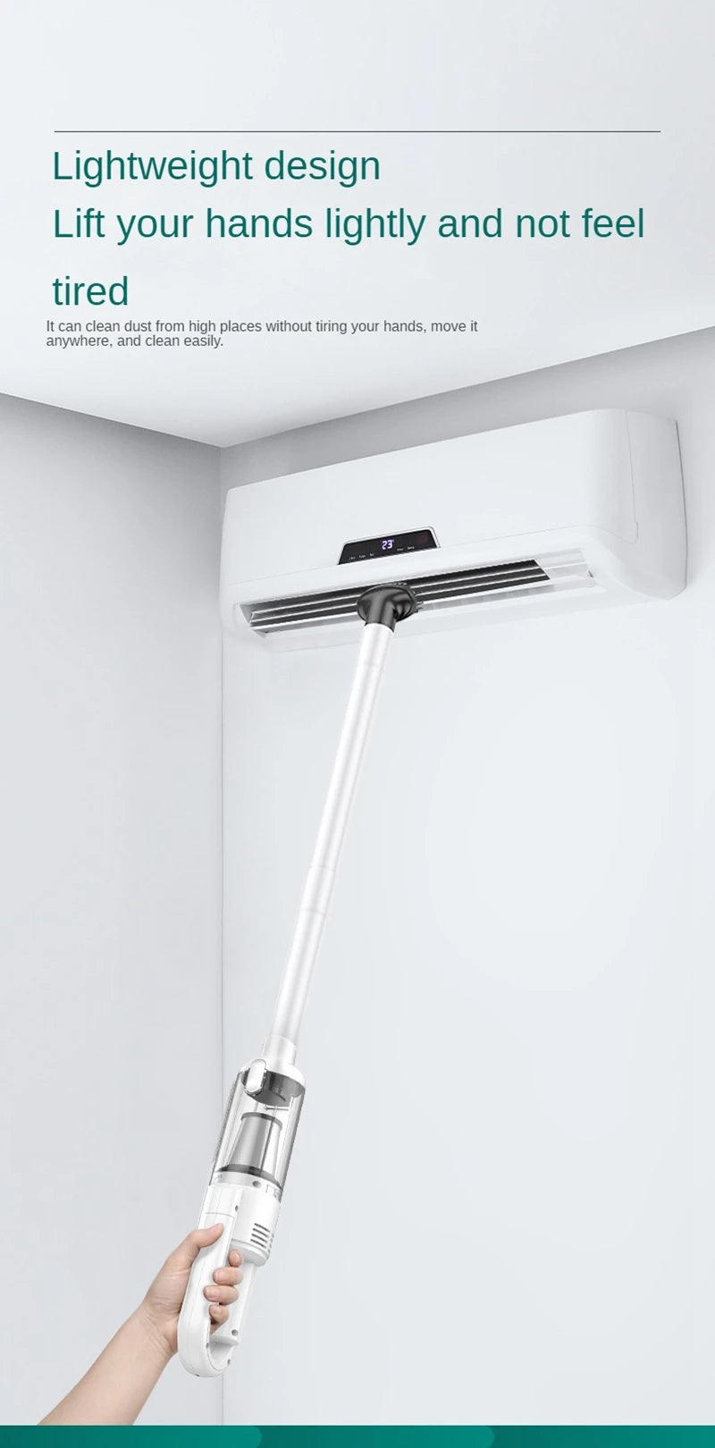 多功能家用電器 6500Pa 清潔機 強力無線車用吸塵器 金屬濾網 手提式手持式