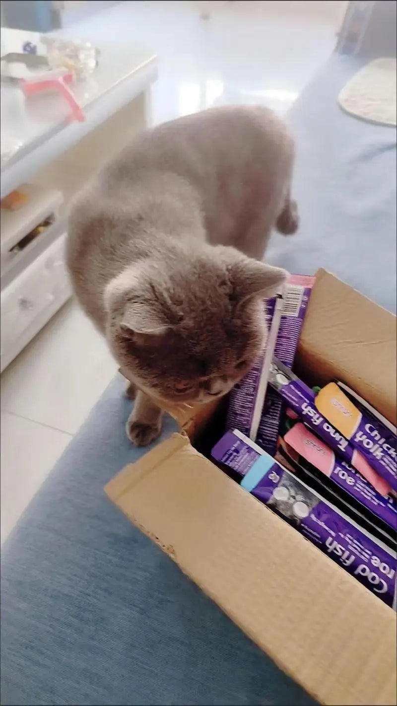 30ストリップペットスナックキャットストリップス若い猫ウェットフードパック栄養チキンタラサーモンフォーミュラミックスフレーバーキャットリキッドスナック