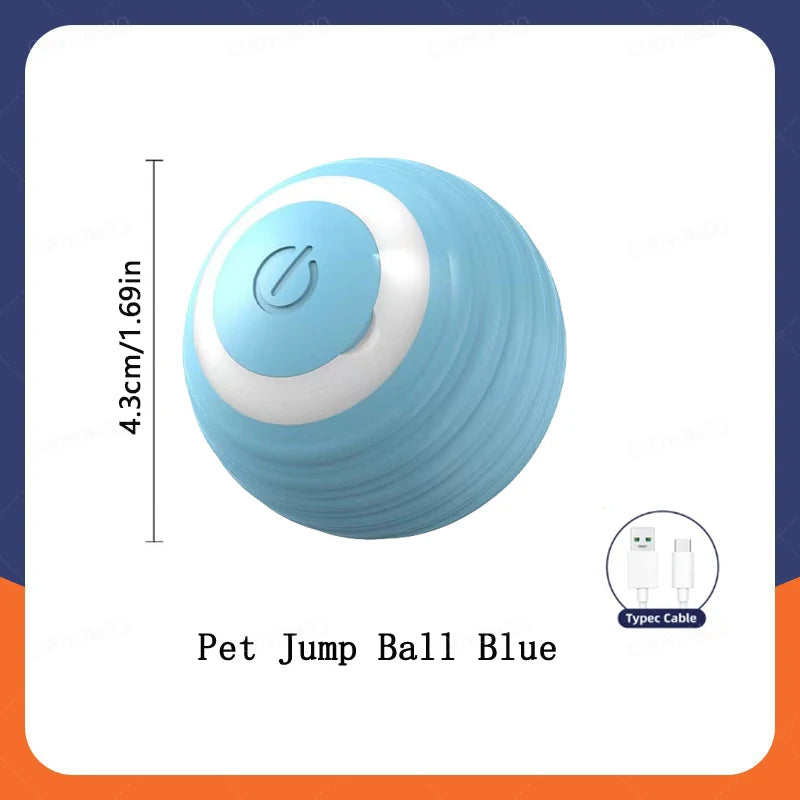 Smart Dog Toy Ball – USB Auto Moving Pet Ball for Dogs & Cats