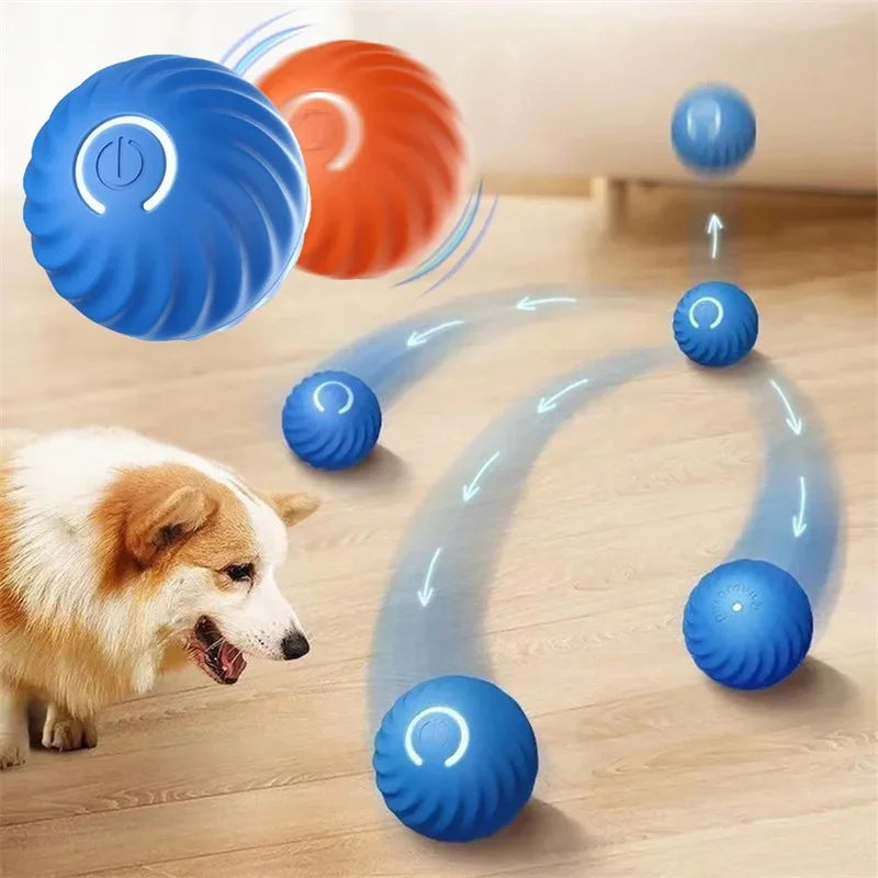 Smart Dog Toy Ball – USB Auto Moving Pet Ball for Dogs & Cats