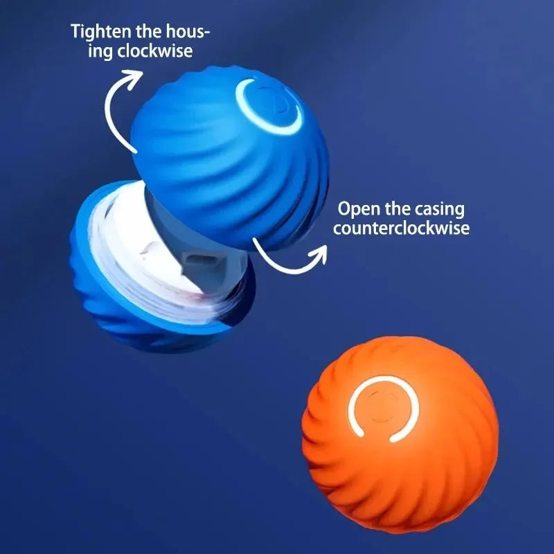 Smart Dog Toy Ball – USB Auto Moving Pet Ball for Dogs & Cats