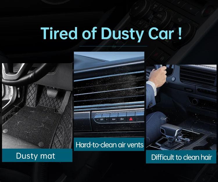 SZUK 車用吸塵器強吸力無線便攜式清潔機手持式迷你吸塵器適用於汽車家用和鍵盤