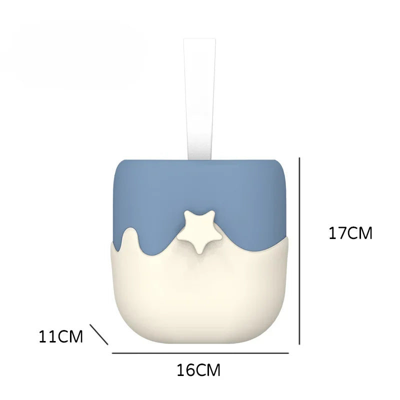 クリエイティブアイスクリームペット猫トイレシャベルセット 収納バケツ付き 猫の糞シャベル トイレクリーナー 猫ふるいシャベル ペット用品