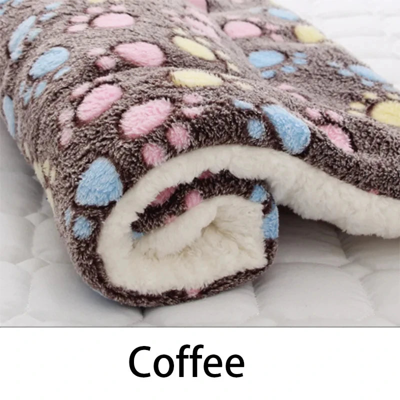 Flannel Pet Sleeping Mat for Dogs & Cats - Pet Cushion
