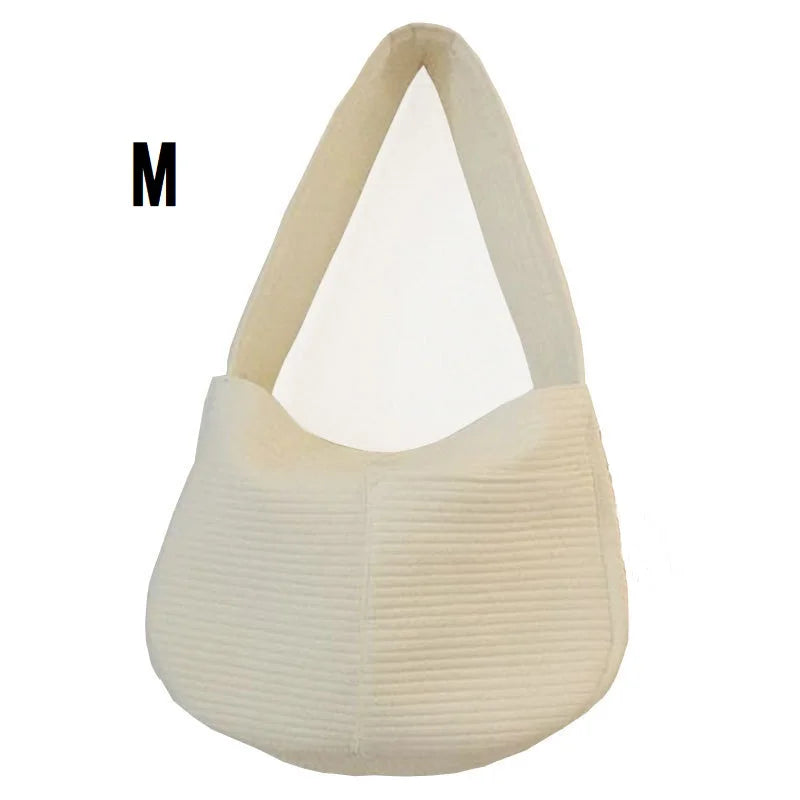 手工狗包寵物小貓包戶外旅行手提包帆布單肩貓包斜背舒適透氣手提包