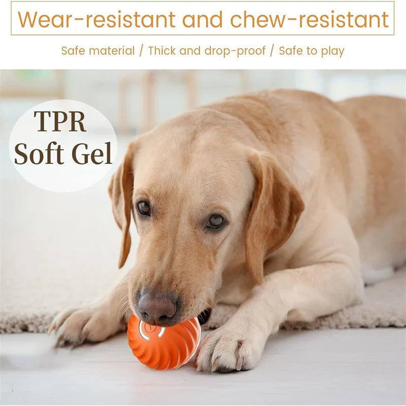 Smart Dog Toy Ball – USB Auto Moving Pet Ball for Dogs & Cats