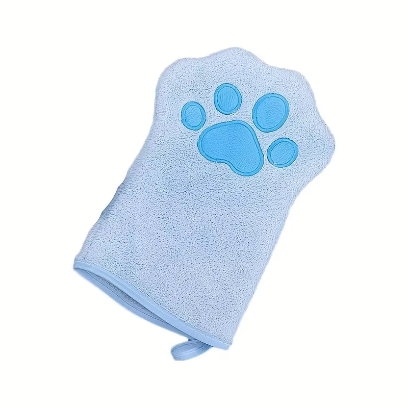1/2Pcs Pet Grooming Gloves Quick Drying Dog Cat Bathing Towel Double Sided Soft Microfiber Puppy Kitten Bathing Cleaning Tools