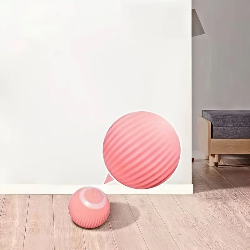 Electric Smart Cat Toy Ball – USB Bounce Ball for Cats & Dogs