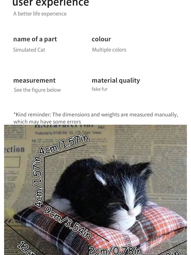 仿真貓玩具擺飾仿真動物花貓佈藝靠墊貓咪午睡貓咪桌上公仔擺飾