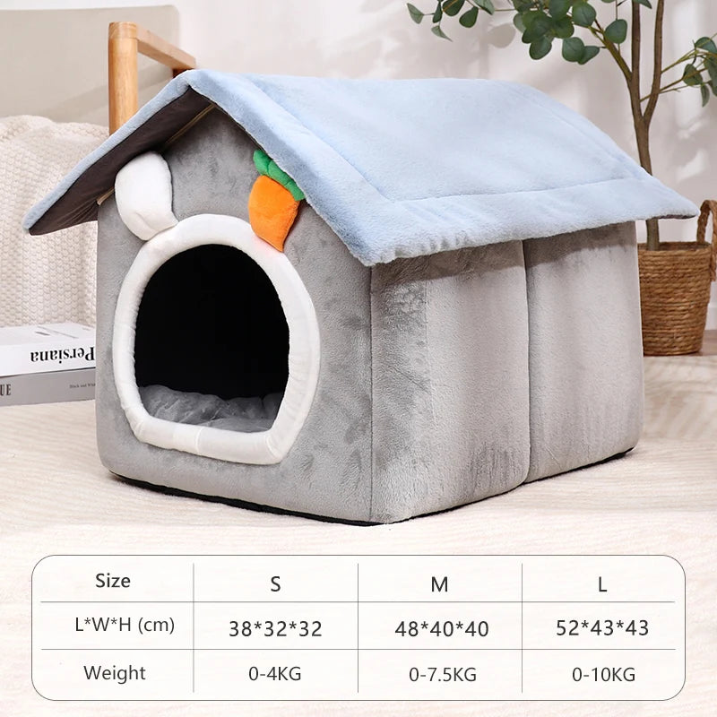 可折疊保暖狗屋沙發床,適合小型至大型寵物