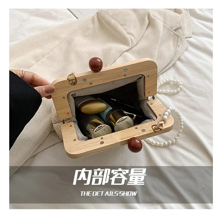 設計編織草編夾手提包和皮夾女士單肩斜背包新款復古夏季海灘女士郵差包