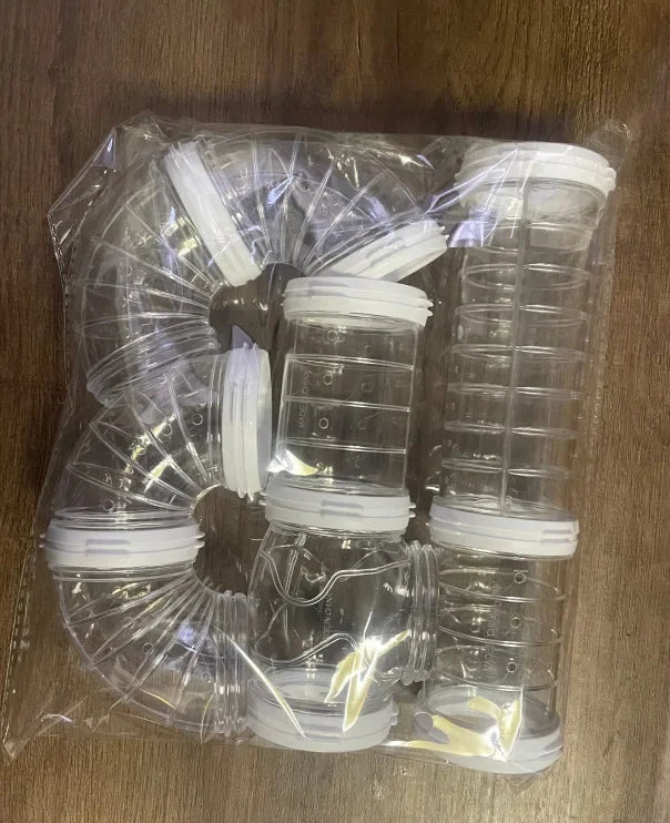 倉鼠玩具迷宮DIY改造籠子外置管隧道套裝運動U管倉鼠配件管道龍貓用品